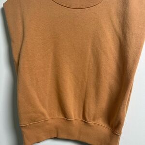 Casual Tan Sleeveless Sweater